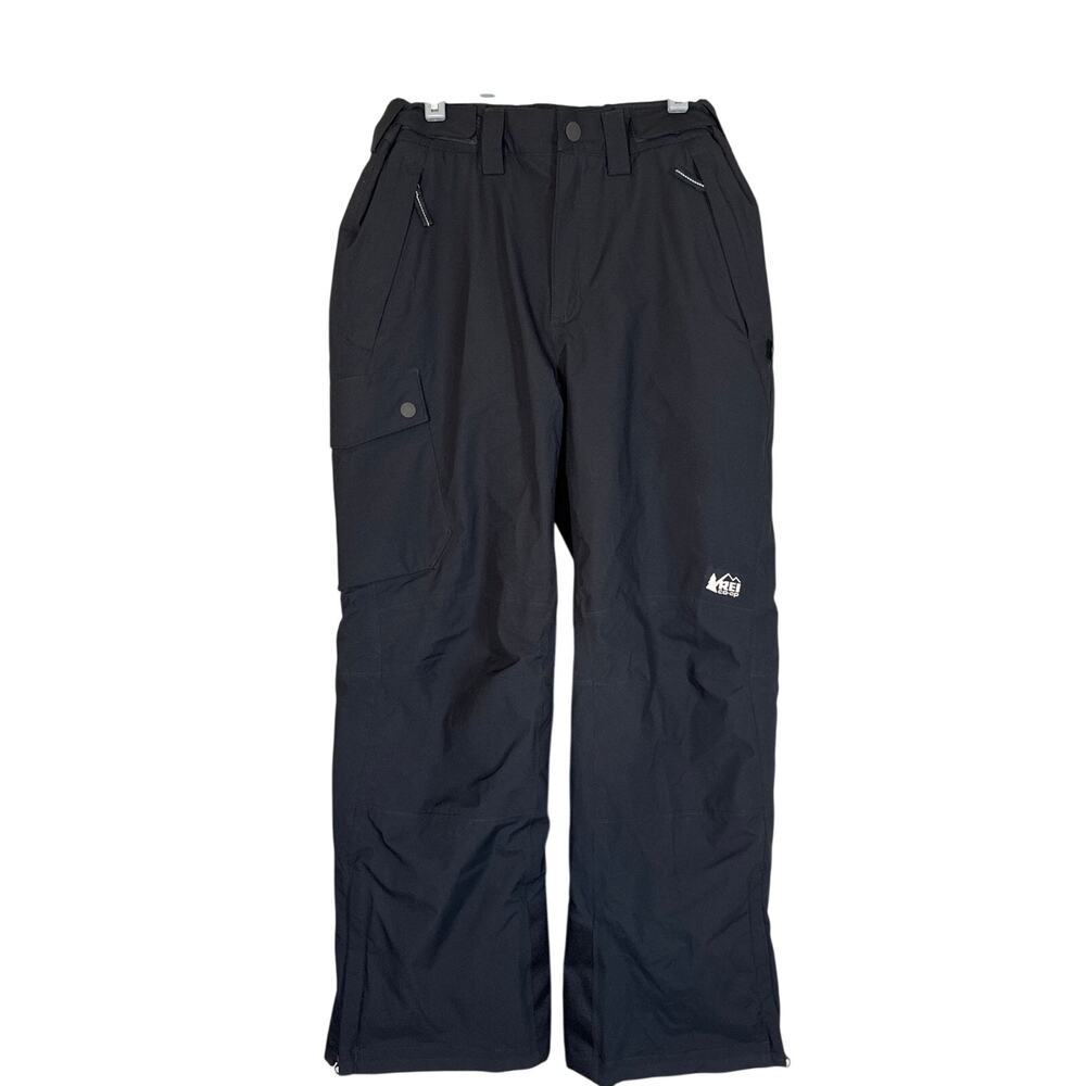 REI Coop Youth Ski Pants Black Large 12/14 Snow Gear Sking Snowboarding